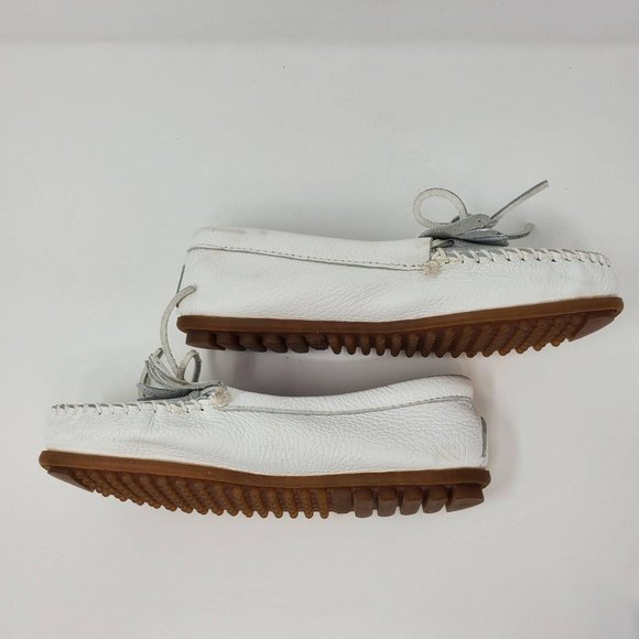 Minnetonka Deer Hide Kilty Moccasin Size 5.5 - Picture 4 of 8
